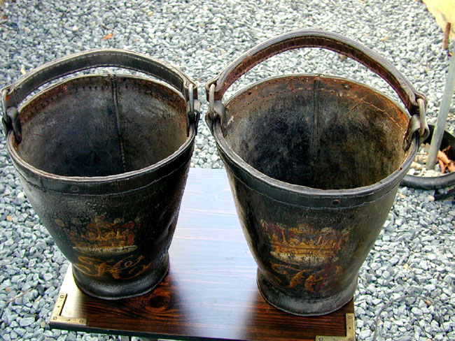 A Pair of Early 19th Century English 'Ducal' Firebuckets Circa 1800 — image 2